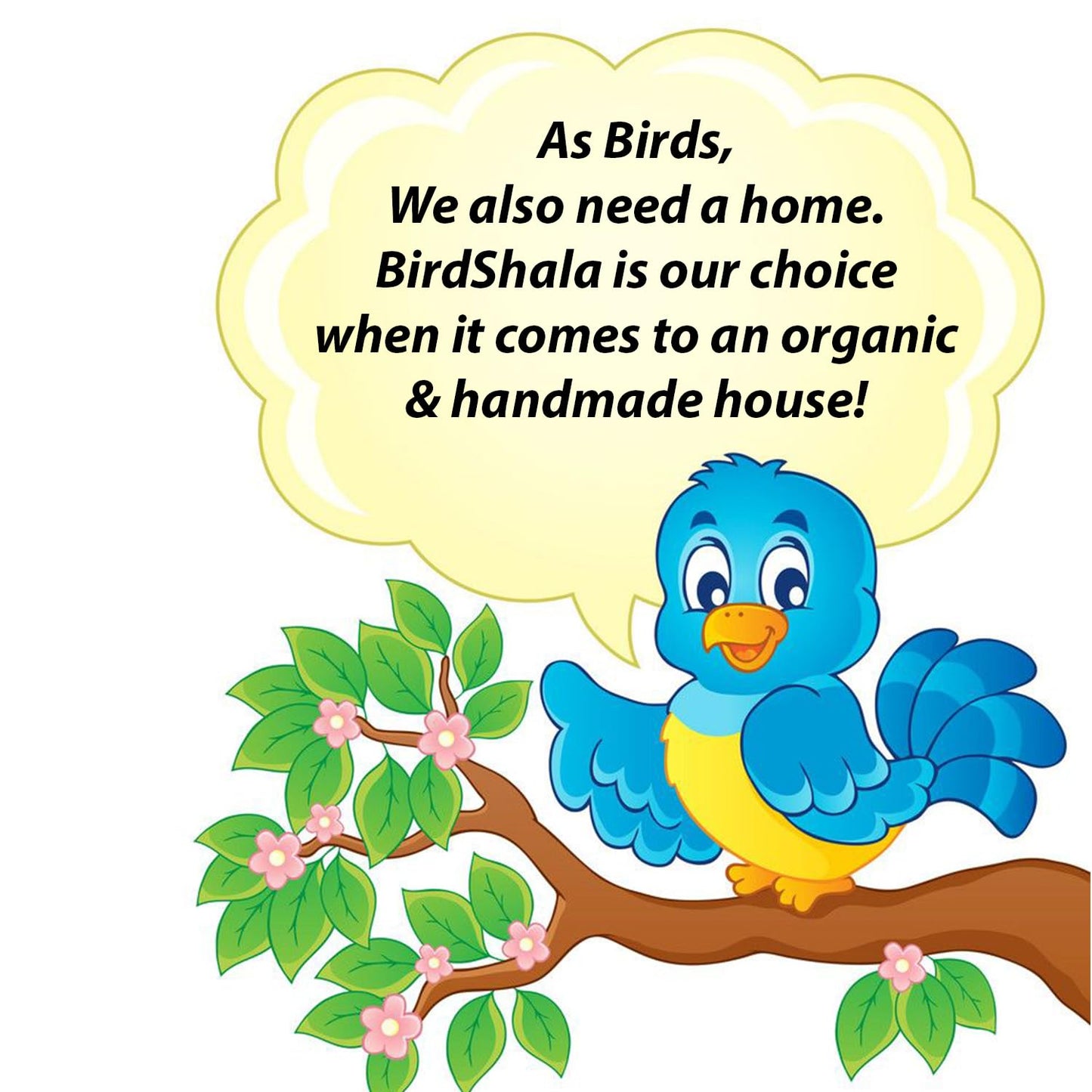 BIRDSHALA Wooden Large Bird House