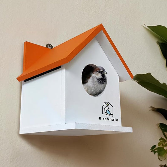 BIRDSHALA WOODEN BIRD HOUSE