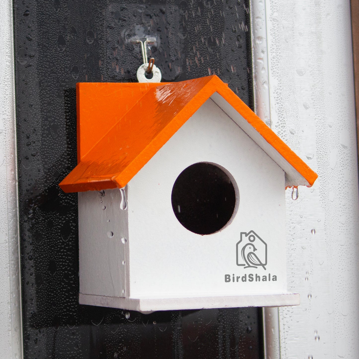 BIRDSHALA WOODEN BIRD HOUSE