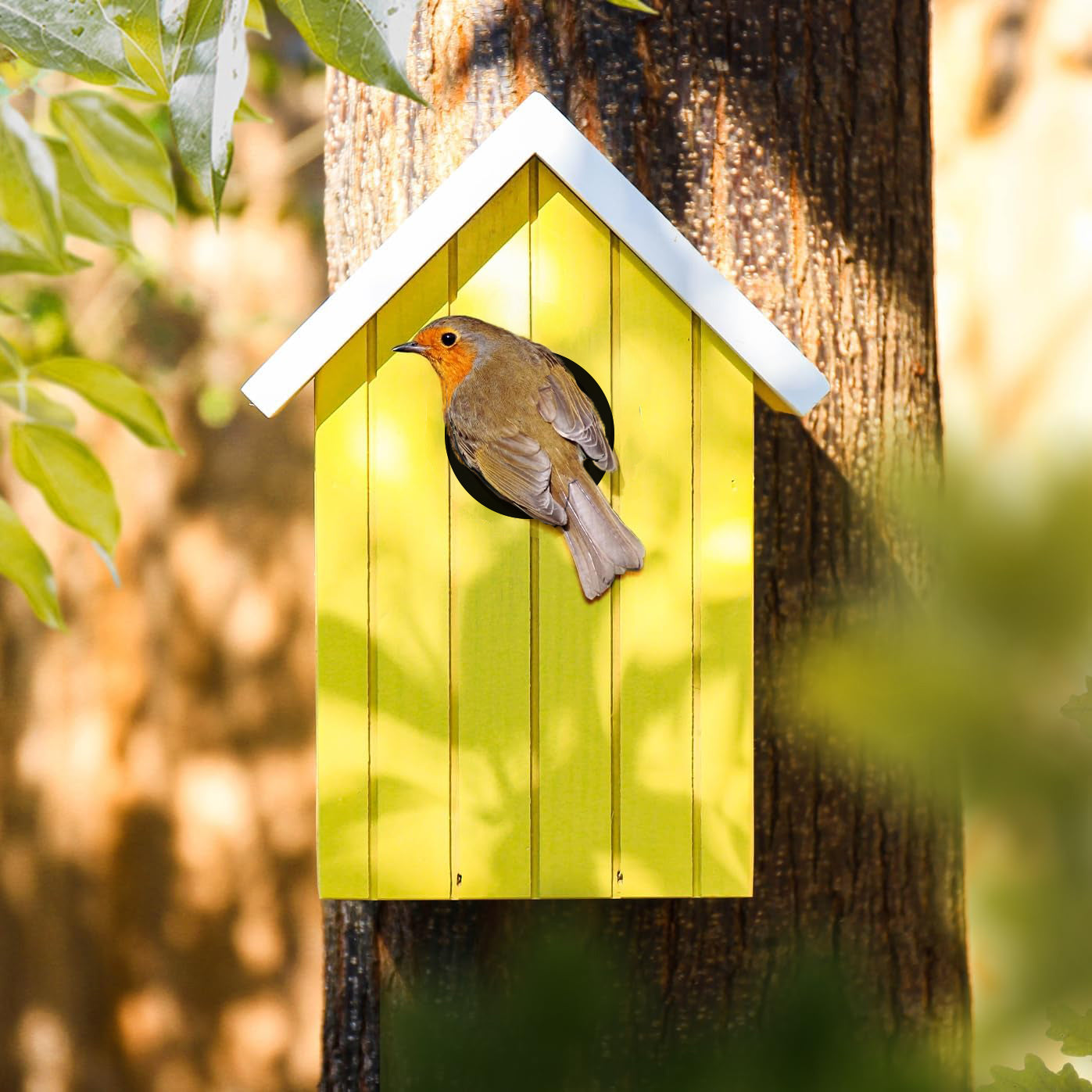 BIRDSHALA Wooden Large Bird House